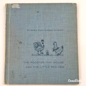 💥3for$28 1961 The Rooster, The Mouse, And The Little Red Hen, An Early Fun Book